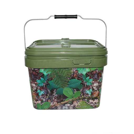 Obrazek Kbelík NGT Medium Camo Bucket Square Deluxe 10L
