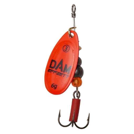 Obrázek DAM EFFZETT Fluo Spinner Red, #4 10g