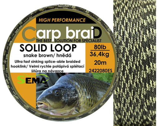Bild von Sema Carp braiD Solid Loop 10m, 80lbs/36.4kg