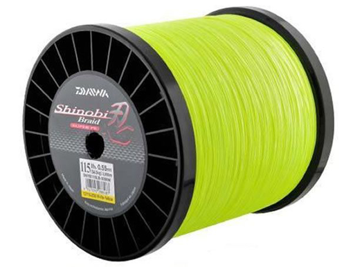 Obrázek Daiwa Shinobi Braid sv.žlutá, 0,24mm 18,5kg 1m