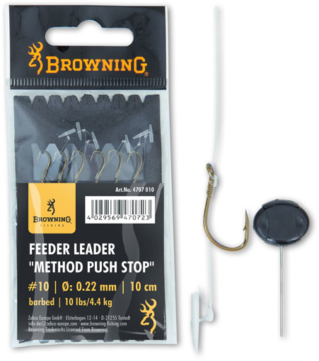 Obrázek Browning Feeder Leader Method Push Stop, #12 .20mm