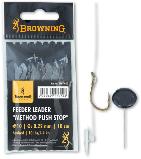 Obrázek z Browning Feeder Leader Method Push Stop, #16 .18mm