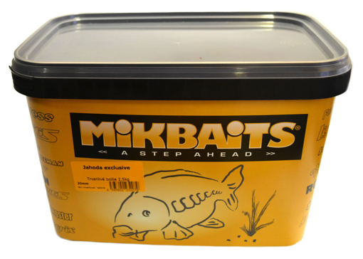 Obrázek Krvavý Huňáček Boilie 2.5kg Jahoda exclusive 20mm