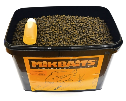 Obrázek Mikbaits Pstruží granule 8mm,10kg+100ml Losos Oil