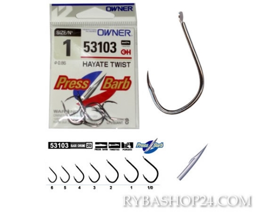 Obrázek Owner 53103 Hayate Twist, vel.4