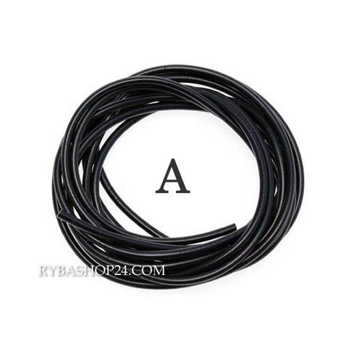 Obrázek z Hadička PVC černá, 2,0mm (2m)