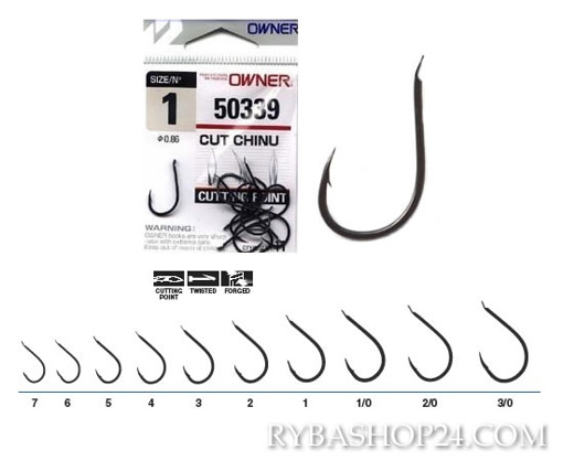 Obrázek Owner 50339 Cut Chinu, vel.2/0