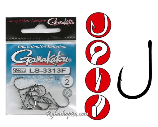 Obrázek Gamakatsu LS-3313F Ring Eye, vel.2