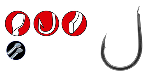 Obrázek Gamakatsu V-HEAD LS-3410T Hook, vel.5 (7ks)