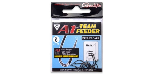 Obrázek Gamakatsu A1 TEAM FEEDER Pellet Carp, vel.10