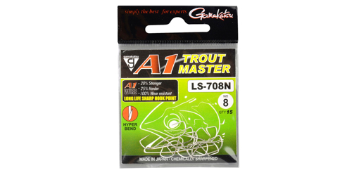 Obrázek Gamakatsu A1 Trout Master LS-708N, vel.6
