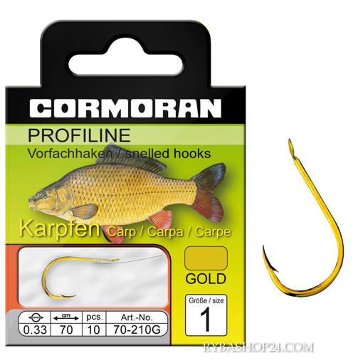 Obrázek Háček na kapry 210G navázaný, vel.8 0,23mm