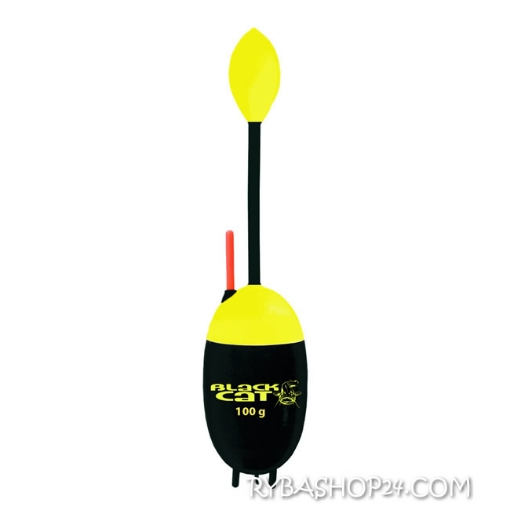 Obrázek Splávek na sumce Black Cat s anténkou, 250g