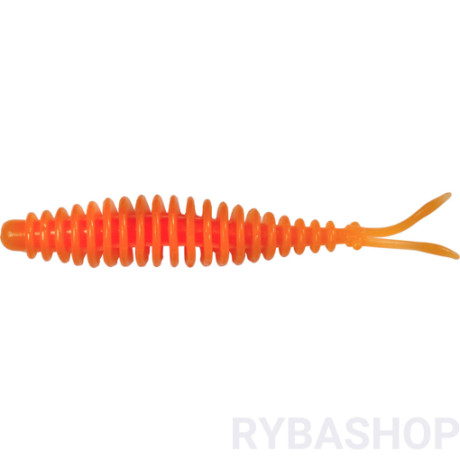 Obrázek T-Worm V-Tail Sýr 6.5cm, neonová oranžová