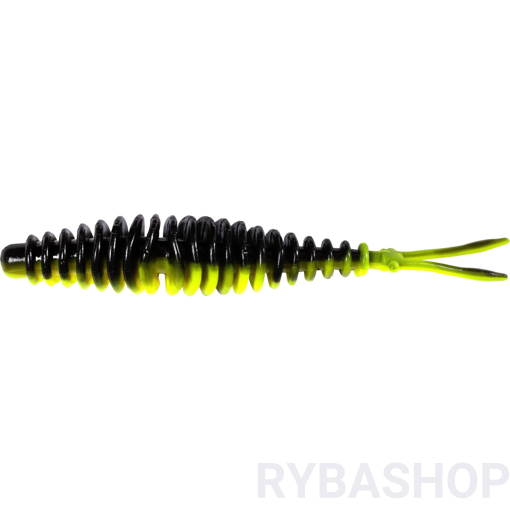Obrázek T-Worm V-Tail Sýr 6.5cm, neonová žlutá/černá