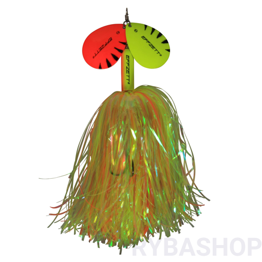 Obrazek EFFZETT Pike Rattlin' Spinner, Fluo Žlutá/Oranžová