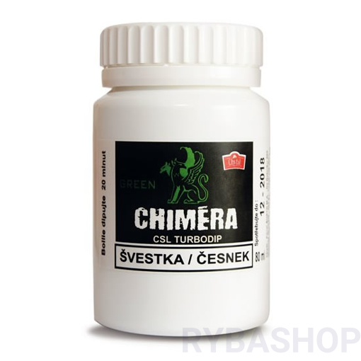 Obrázek CSL Turbodip 80ml - Chiméra Green - Švestka/Česnek