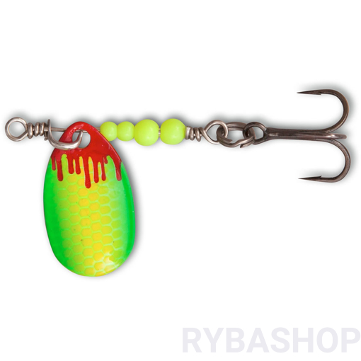 Obrázek Třpytka Magic Trout Bloody UL Spinner,yellow/green