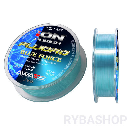 Bild von AWA-S Ion Power Fluoro Blue Force 150m 0.286mm
