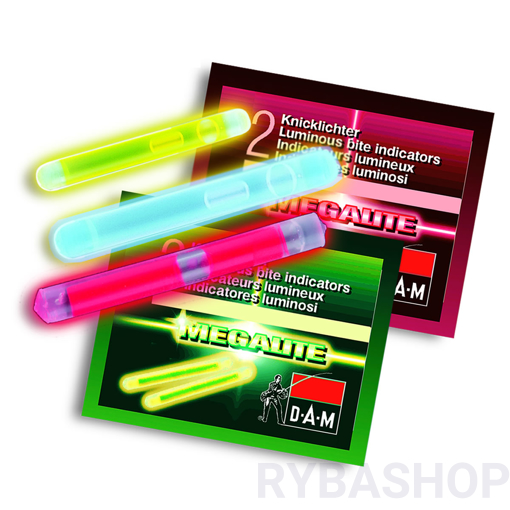 Obrázek Chemické světlo DAM Megalite žluté 4.5x39mm 2ks