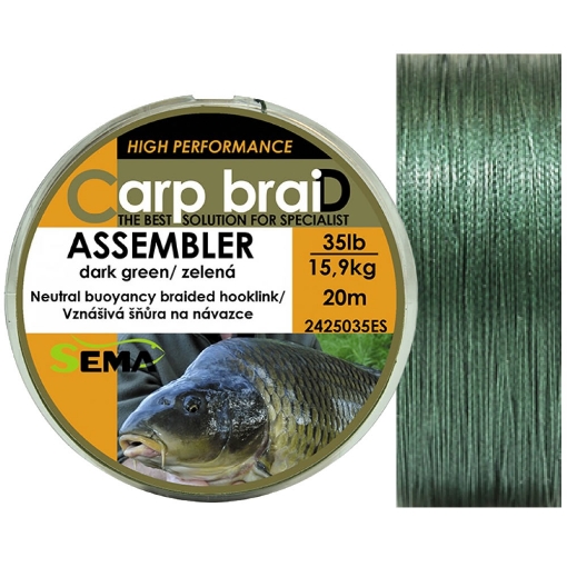 Obrázek Sema Carp braiD Assembler 20m 25lbs