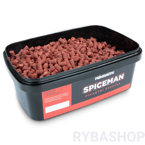 Obrázek Spiceman pelety 700g - Pikantní švestka 6mm