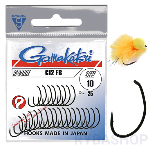 Gamakatsu C12 Hook #12 25ks