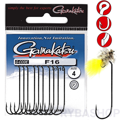 Gamakatsu F16 Hook #12 13ks