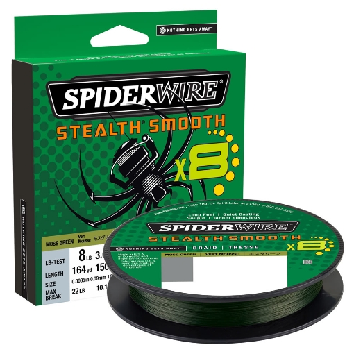 Obrázek SpiderWire Stealth Smooth 8 Moss Green 150m 0.09mm