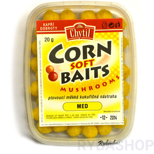Obrazek Corn Soft Baits mushrooms 20g, Med 