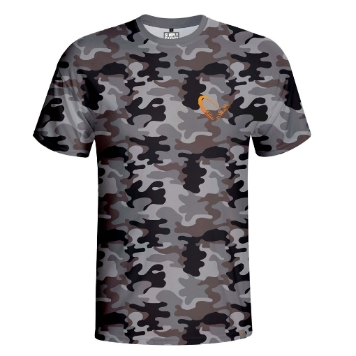 Obrázek Tričko Savage Gear Simply Savage T-Shirt Camo #L