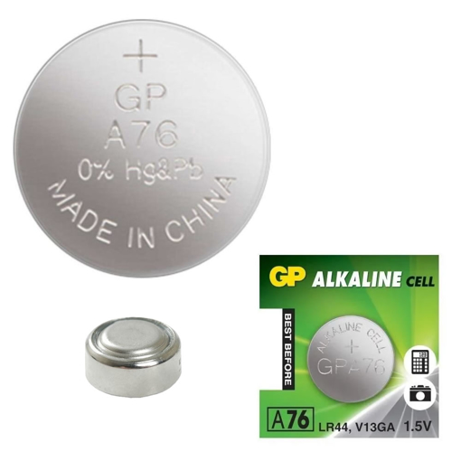 Baterie GP Alkaline LR44, A76, AG13, 1.5V 1ks