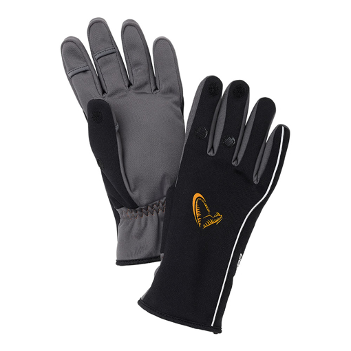 Savage Gear Softshell Winter Glove Black #L