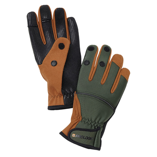 Prologic Neoprene Grip Glove Green/Black #L