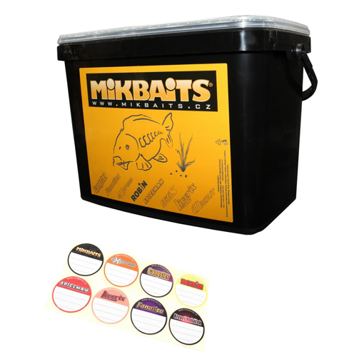 Obrazek Kbelík Mikbaits 15L + samolepky