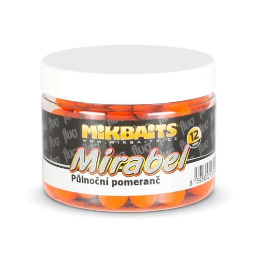 Obrázek Mirabel Fluo boilie 150ml - Půlnoční pomeranč 12mm