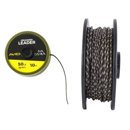 Obrázek Avid Carp Pindown Unleaded Leader 50lb 10m