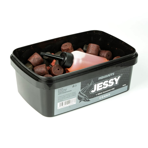 Obrázek Jessy peletový mix 500g + 60ml lososový olej
