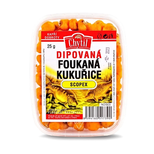 Obrázek Dipovaná foukaná kukuřice 25g Scopex