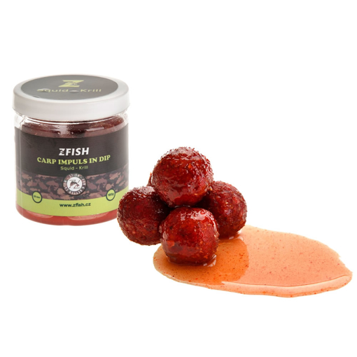 Obrázek Boilie v dipu Carp Impuls 150g 20mm Squid-Krill