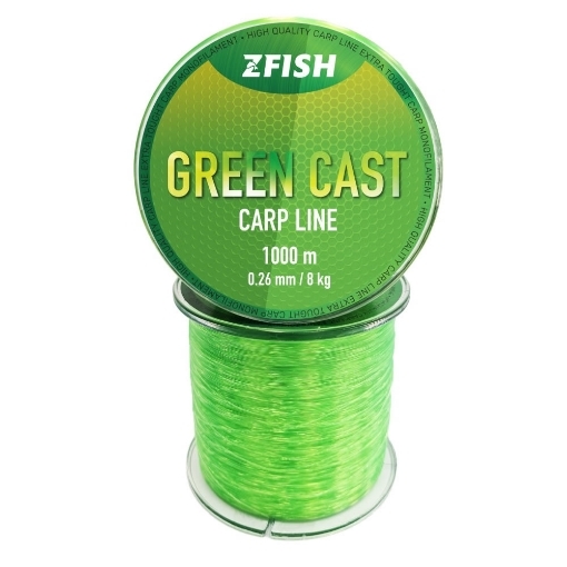 Image sur Zfish Green Cast Carp Line 1000m 0.28mm 9.5kg
