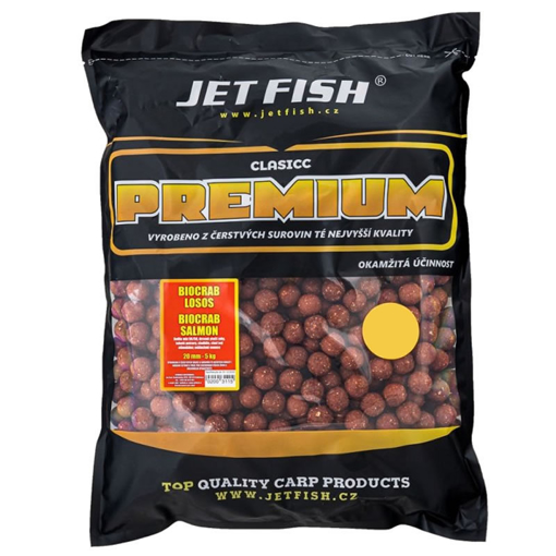 JetFish Premium Classic Boilie 5kg 20mm Biocrab/Salmon