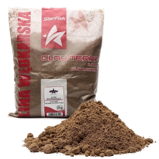 Obrázek Hlína StarFish Wet Brown Distracting Clay 2kg