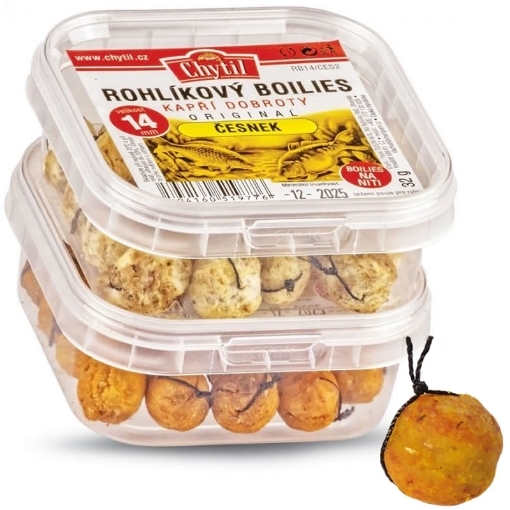 Obrázek Rohlíkový boilies Chytil 14mm 32g Jahoda-Ryba