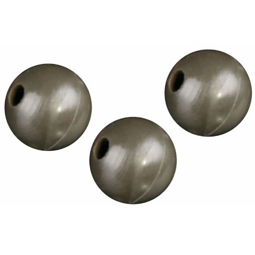 Mikado Silikonové korálky měkké 6mm tm.zelené 25ks