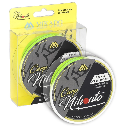 Mikado Nihonto Carp 300m Fluo Yellow 0.23mm 6.0kg