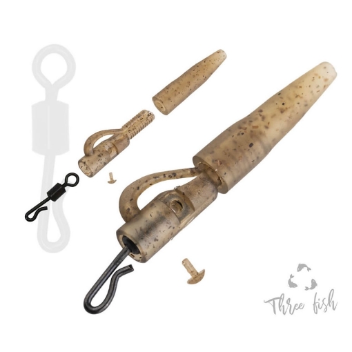 ZFISH Závěsky Lead Clip Set & Tail Rubber + QC