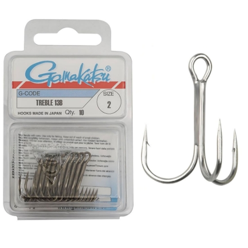 Gamakatsu 13N Treble Hooks #10