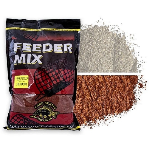 CSV Feeder Mix 1kg Losos Mango oranžová