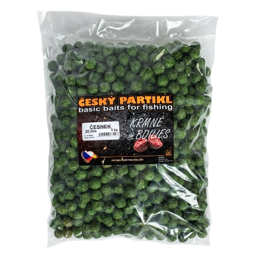 Picture of Krmné Boilies 5kg 20mm - Česnek - Český Partikl